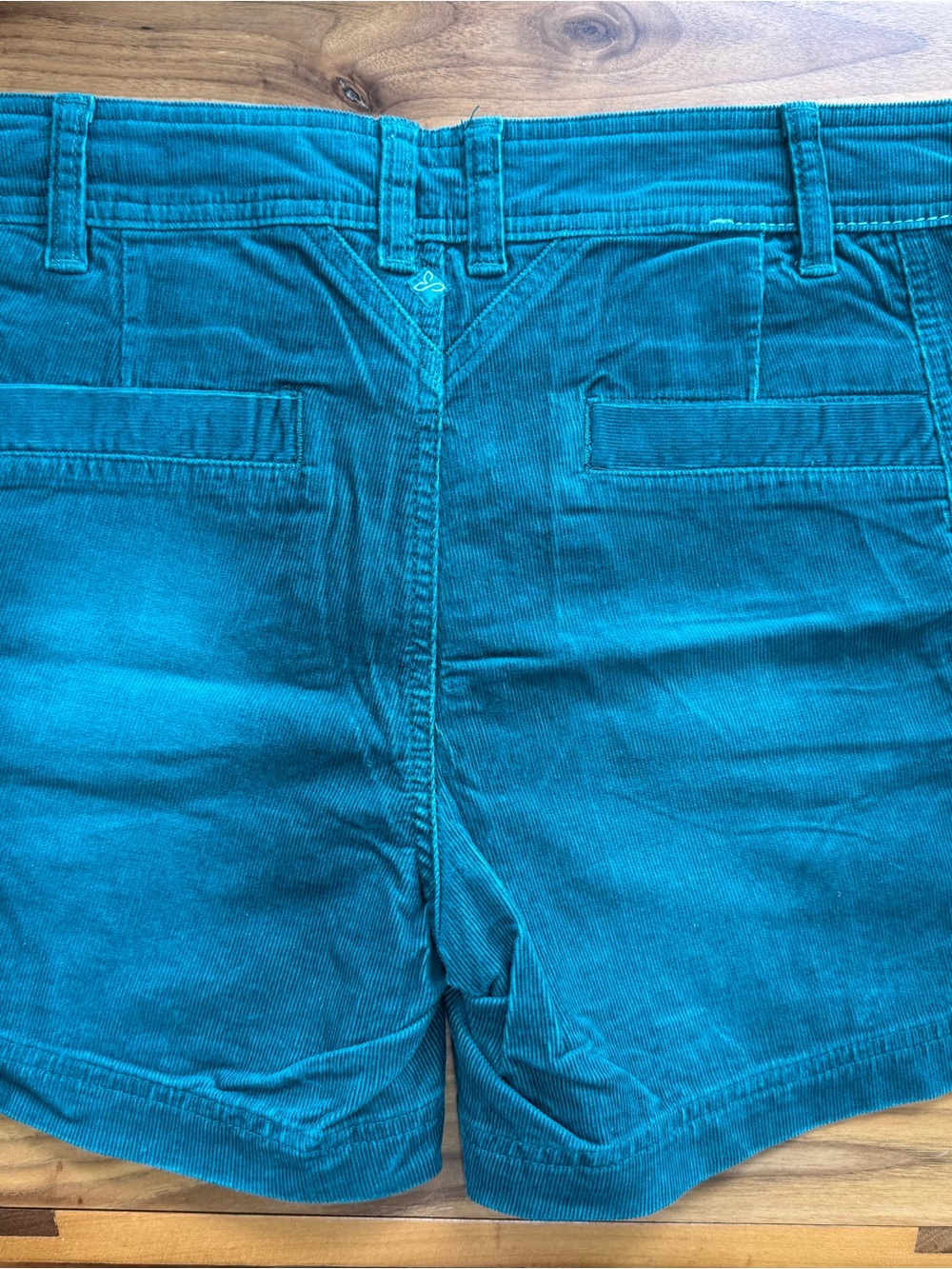 PrAna Teal Corduroy Shorts - Picture 3 of 6